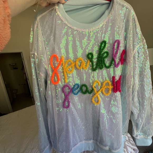 Brand New - Sparkle Sweatshirt  - Sparkle Season - 3X - Never Worn - Picture 2 of 4